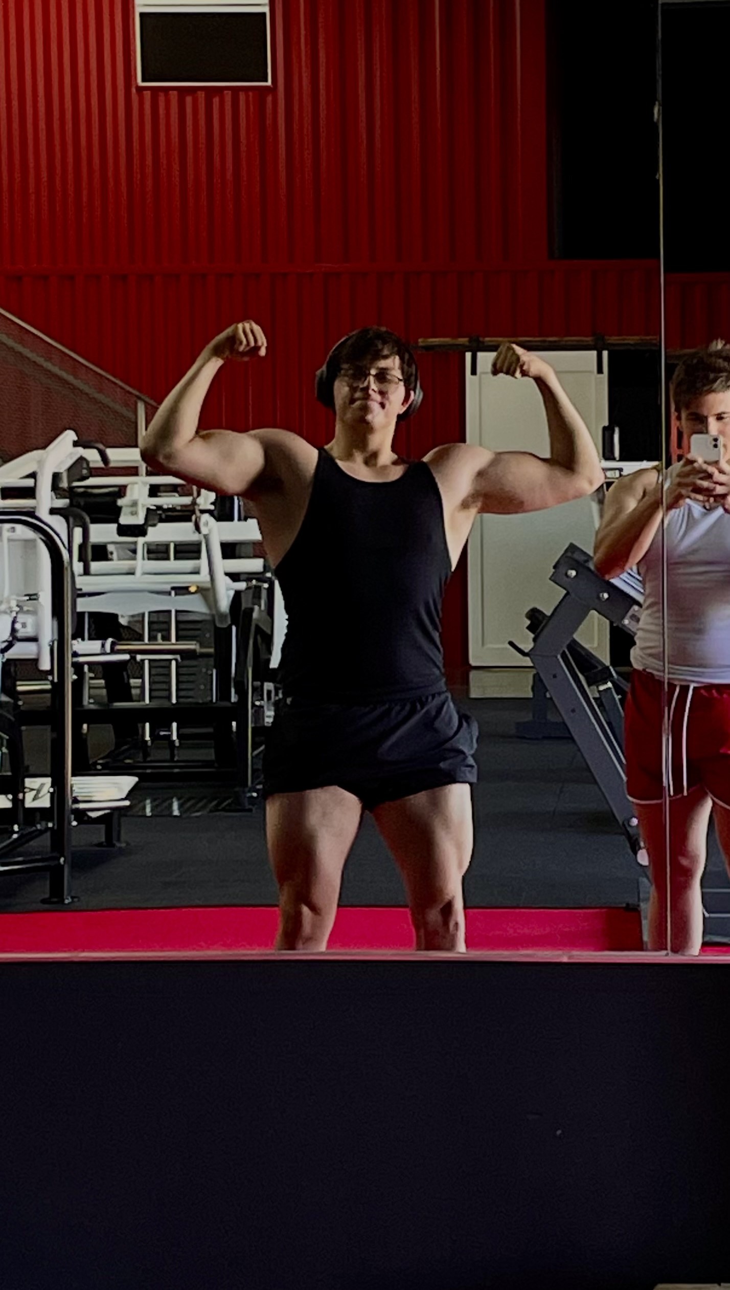 At the gym